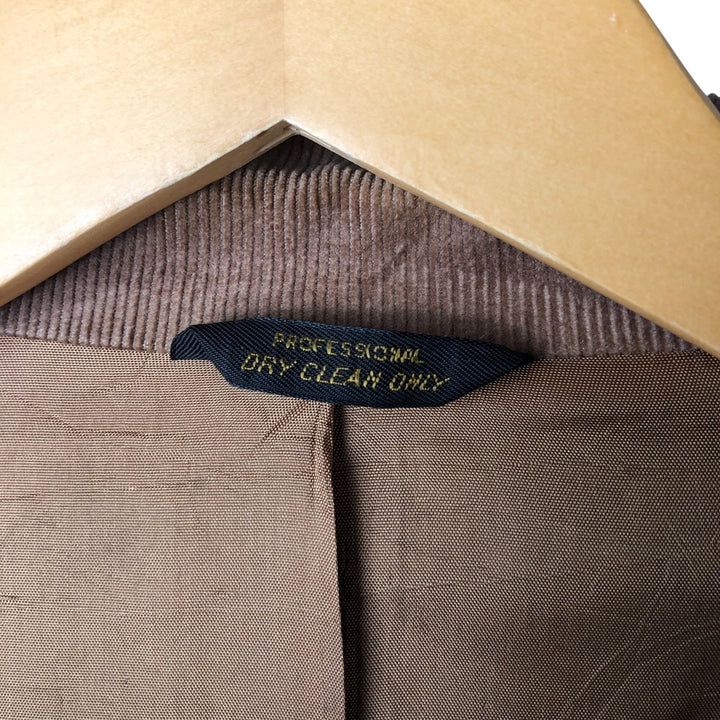 Vintage 70s-80'S Levi's PANATELA Corduroy Tailored Jacket, Men's Size Medium unclear brown type Vintage Second Hand