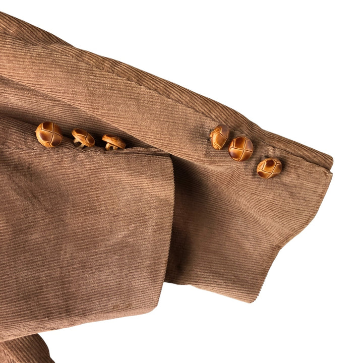 Vintage 70s-80'S Levi's PANATELA Corduroy Tailored Jacket, Men's Size Medium unclear brown type Vintage Second Hand