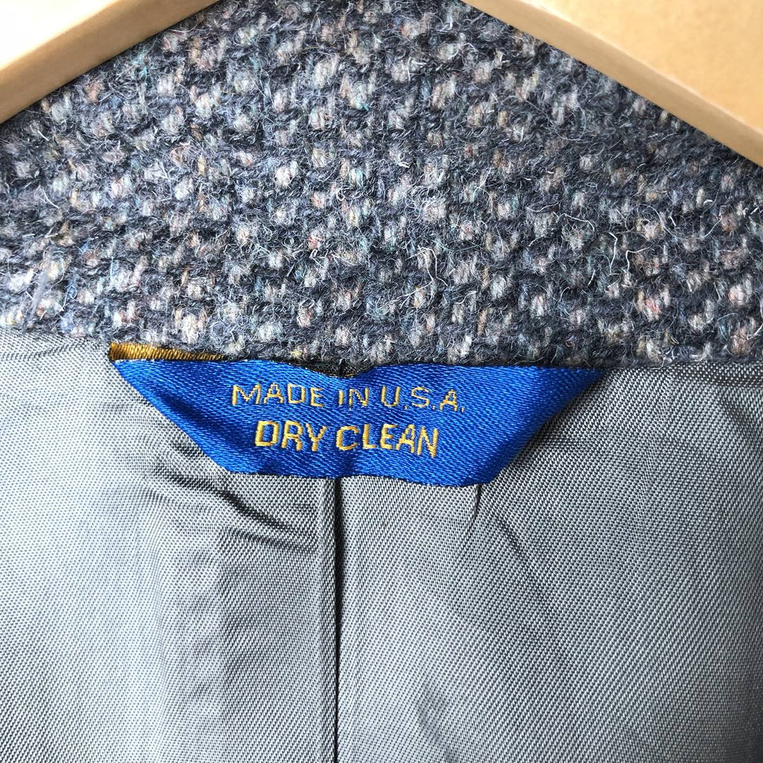 Vintage 1980'S Pendleton wool tailored jacket, made in the USA, size L, men's wool gray type Vintage Second Hand