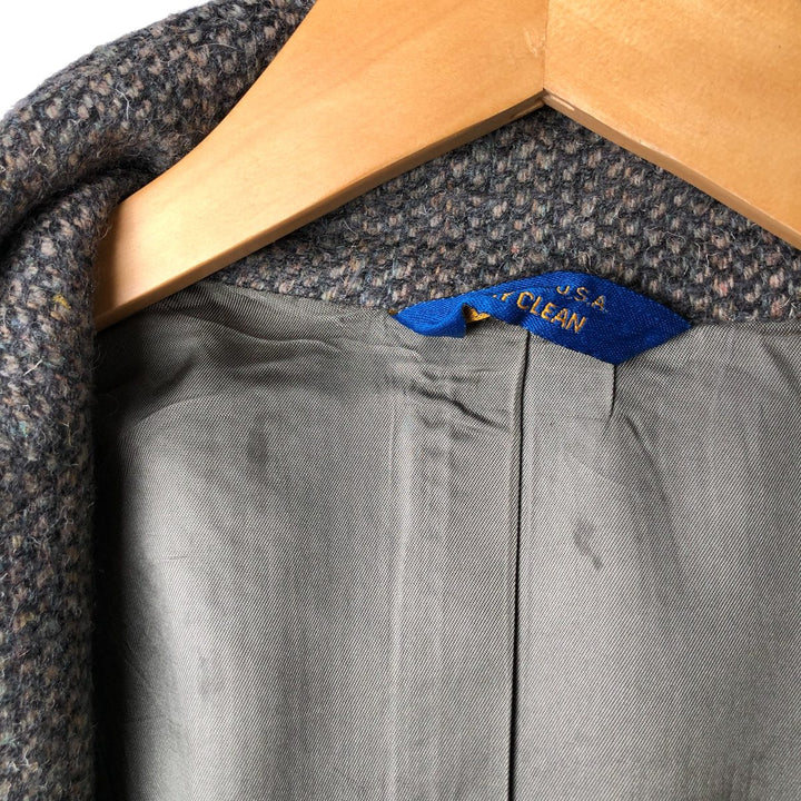Vintage 1980'S Pendleton wool tailored jacket, made in the USA, size L, men's wool gray type Vintage Second Hand