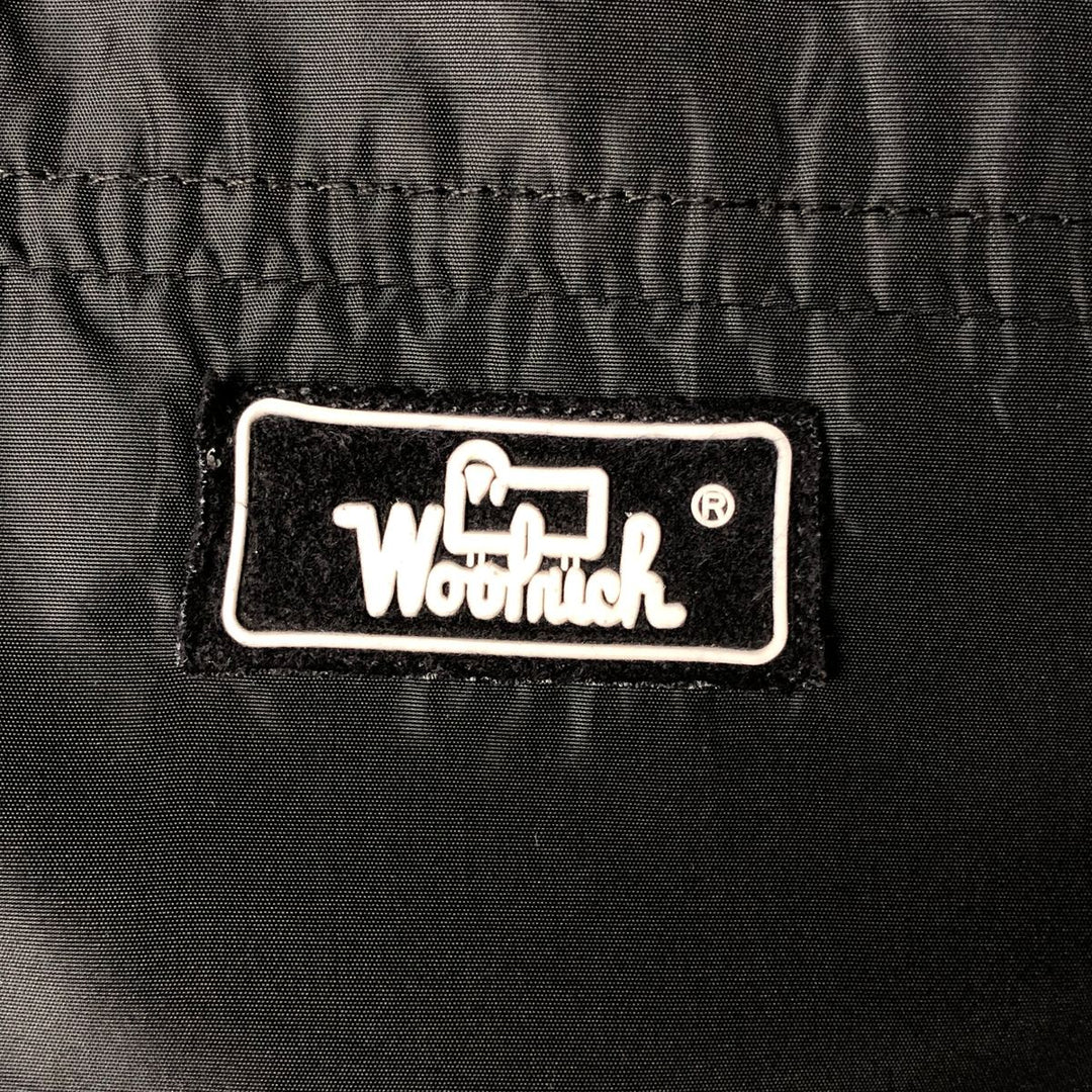Vintage 1980'S WOOLRICH reversible down jacket, men's size XL Nylon black type Vintage Second Hand