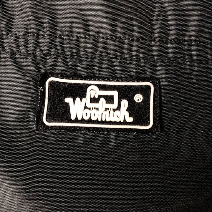 Vintage 1980'S WOOLRICH reversible down jacket, men's size XL Nylon black type Vintage Second Hand