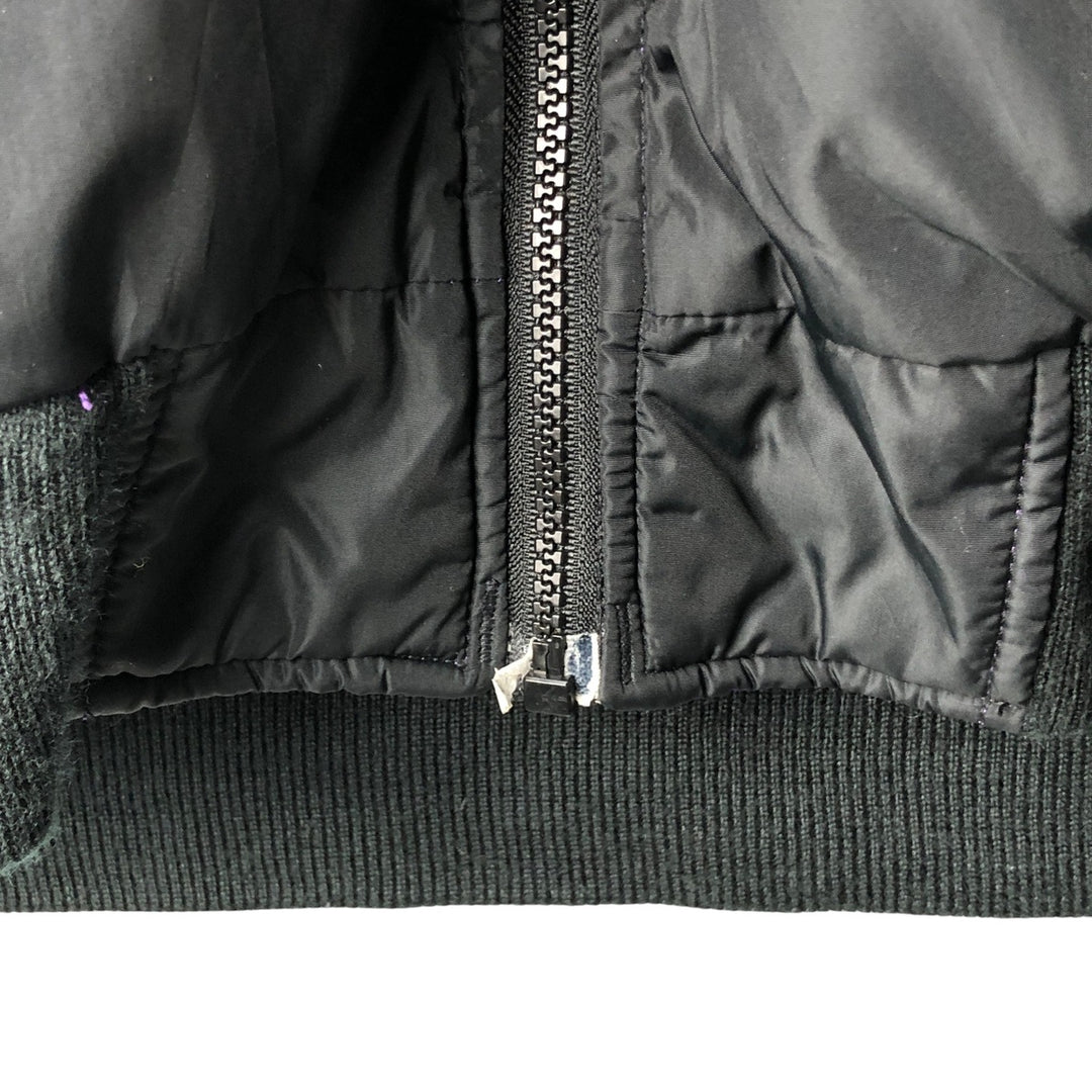 Vintage 1980'S WOOLRICH reversible down jacket, men's size XL Nylon black type Vintage Second Hand