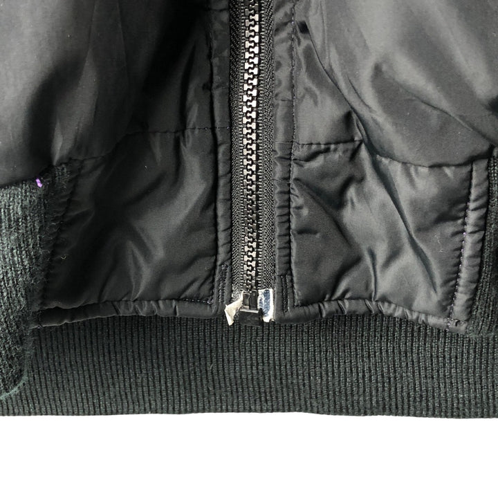 Vintage 1980'S WOOLRICH reversible down jacket, men's size XL Nylon black type Vintage Second Hand