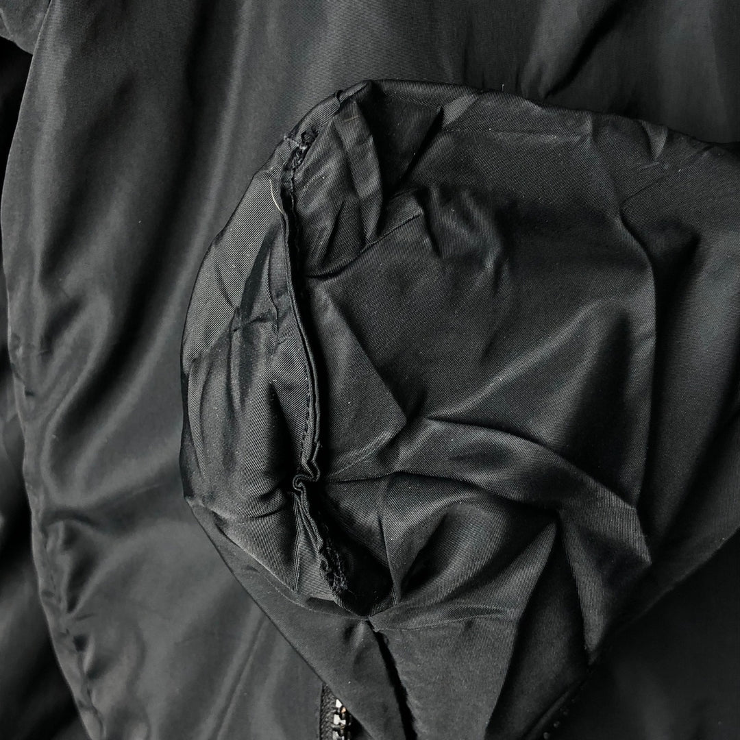 Vintage 1980'S WOOLRICH reversible down jacket, men's size XL Nylon black type Vintage Second Hand