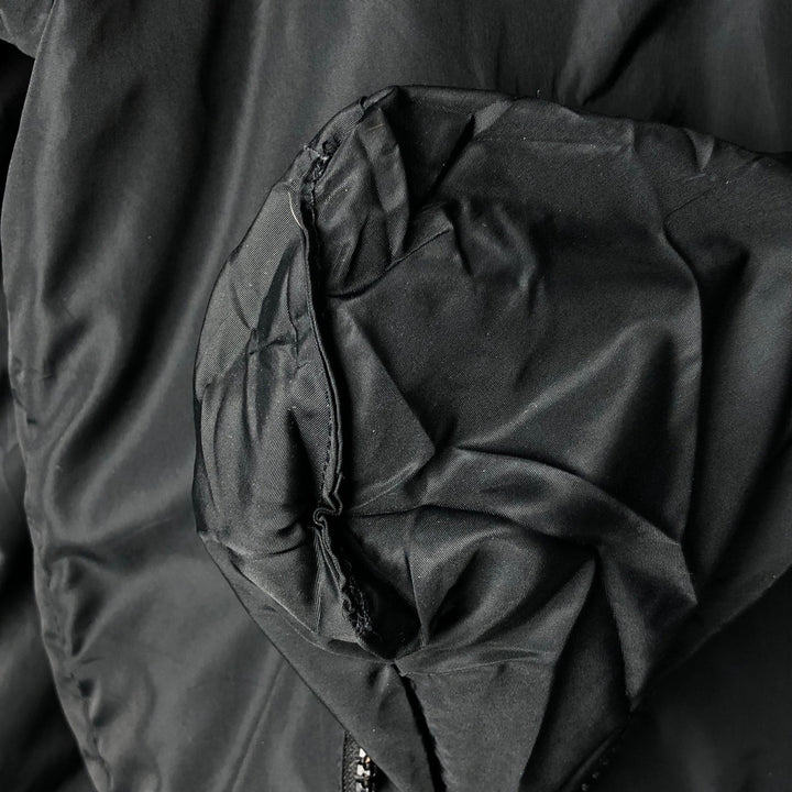 Vintage 1980'S WOOLRICH reversible down jacket, men's size XL Nylon black type Vintage Second Hand