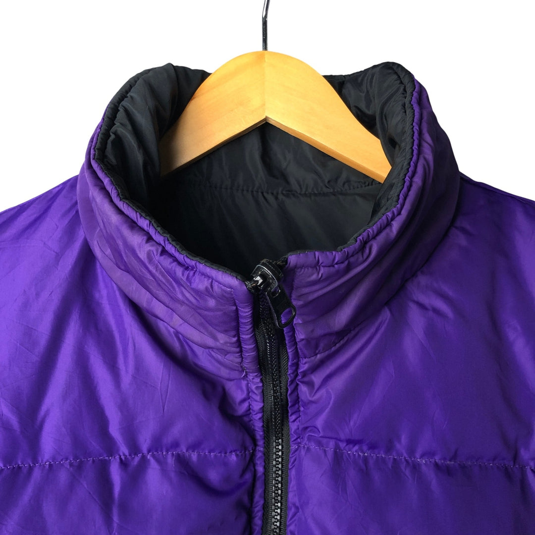 Vintage 1980'S WOOLRICH reversible down jacket, men's size XL Nylon black type Vintage Second Hand