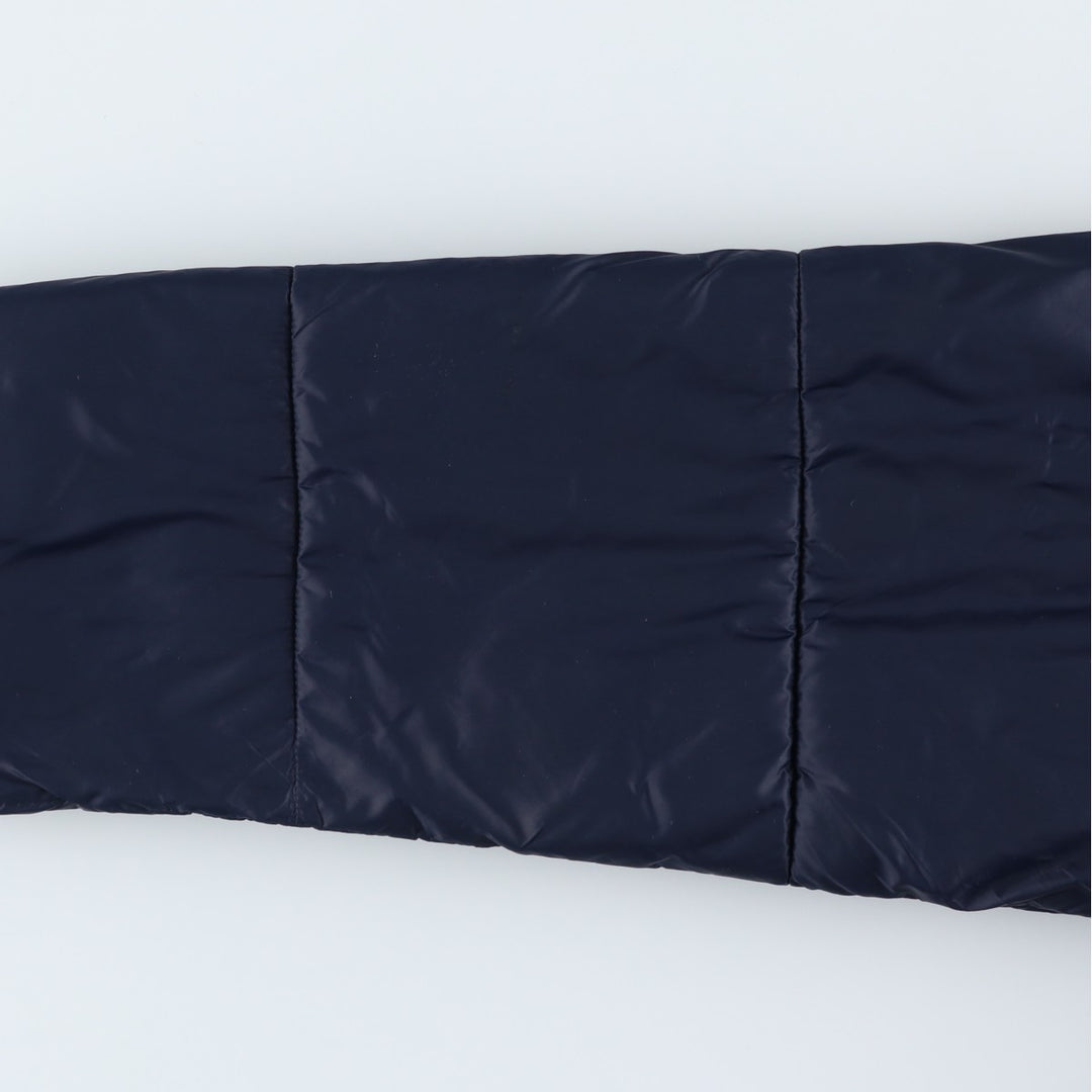 2000s~ Barbour INTERNATIONAL 3-Warrant Padded Parka Puffer Jacket, Men's Size L polyamide navy blue type Vintage Second Hand