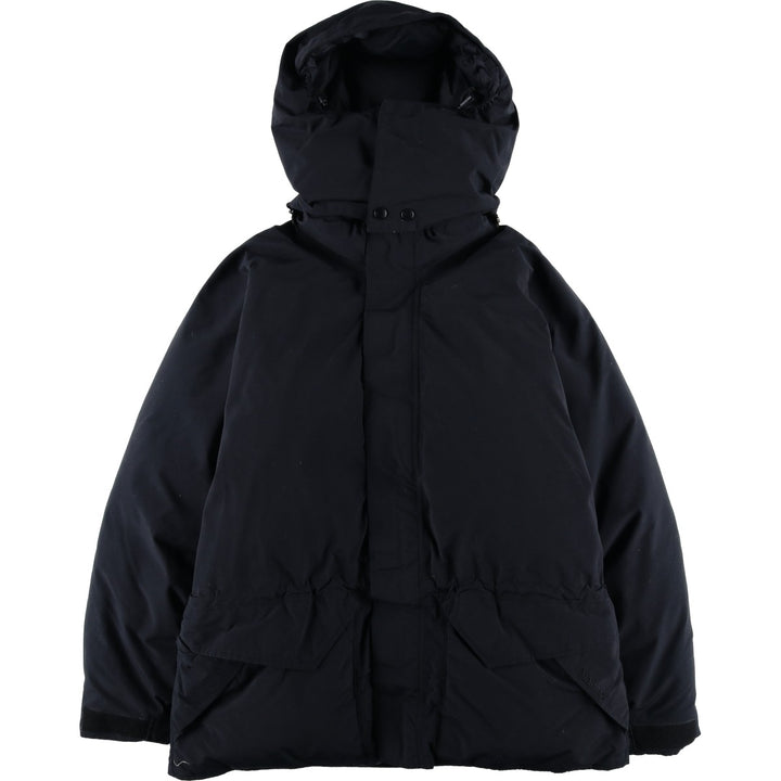 90'S Vintage Marmot GORE-TEX Hooded Goose Down Jacket, Men's Size Medium Nylon black type Vintage Second Hand