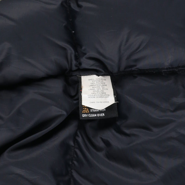 90'S Vintage Marmot GORE-TEX Hooded Goose Down Jacket, Men's Size Medium Nylon black type Vintage Second Hand