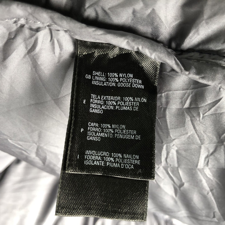 2000'S The North Face Nuptse Jacket, 700 fill power goose down jacket, men's size XL Nylon blue type Vintage Second Hand