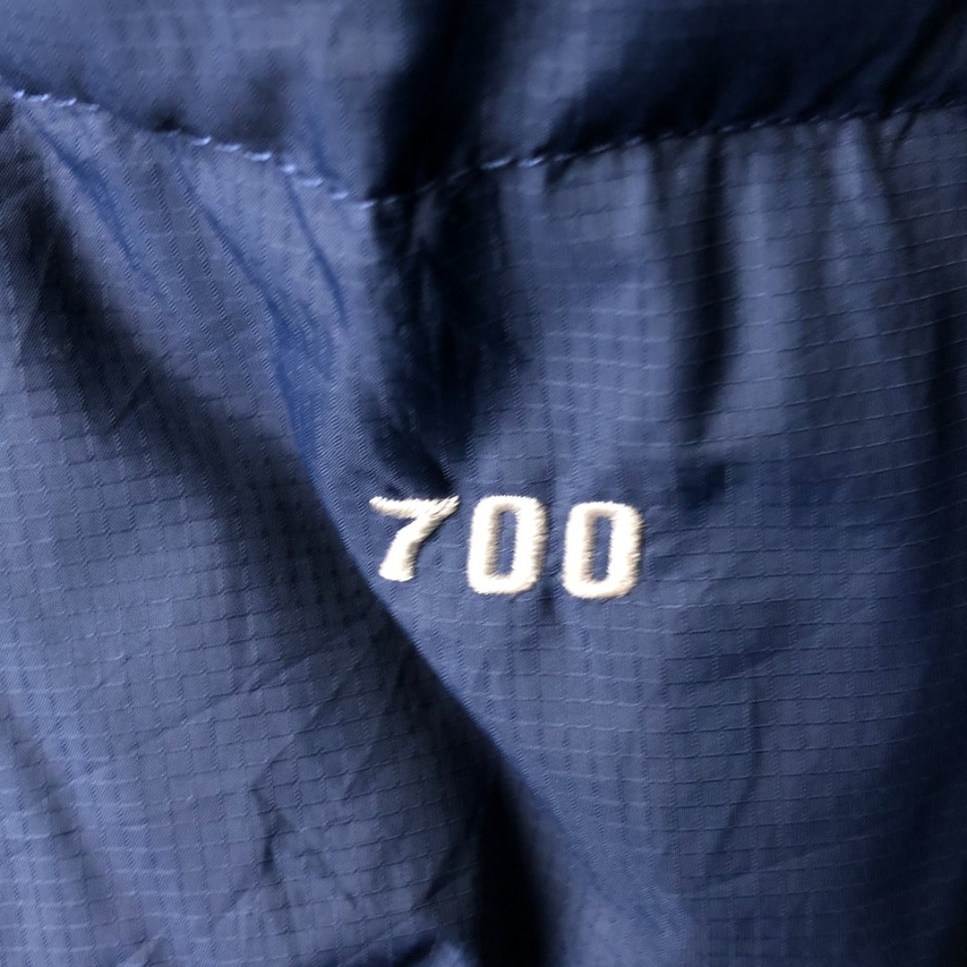 2000'S The North Face Nuptse Jacket, 700 fill power goose down jacket, men's size XL Nylon blue type Vintage Second Hand