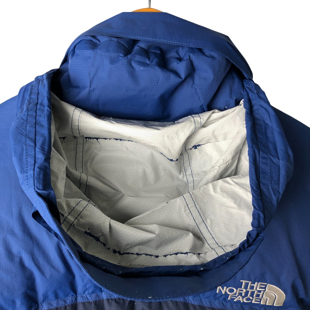 2000'S The North Face Nuptse Jacket, 700 fill power goose down jacket, men's size XL Nylon blue type Vintage Second Hand