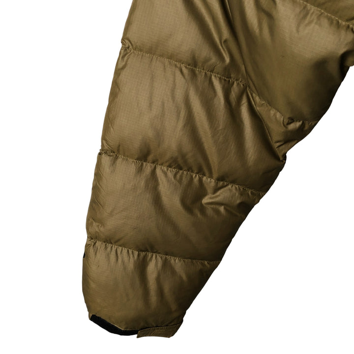 Vintage 1990'S The North Face Nuptse Jacket, 700 fill power goose down jacket, men's XL size Nylon Khaki type Vintage Second Hand