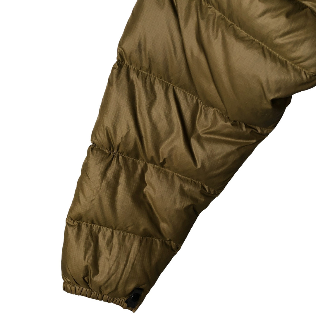 Vintage 1990'S The North Face Nuptse Jacket, 700 fill power goose down jacket, men's XL size Nylon Khaki type Vintage Second Hand
