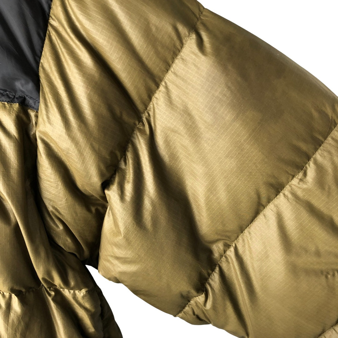 Vintage 1990'S The North Face Nuptse Jacket, 700 fill power goose down jacket, men's XL size Nylon Khaki type Vintage Second Hand