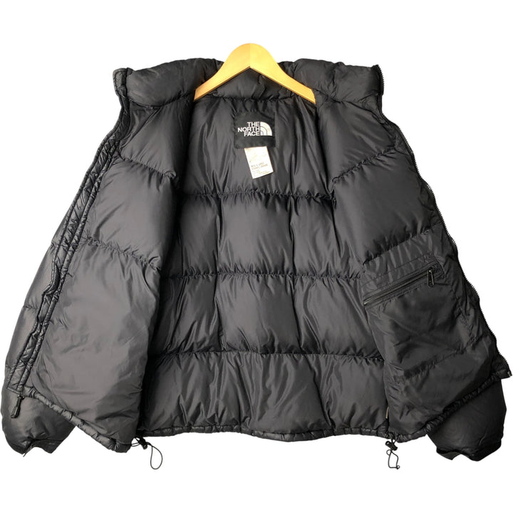Vintage 1990'S The North Face Nuptse Jacket, 700 fill power goose down jacket, men's size L Nylon black type Vintage Second Hand