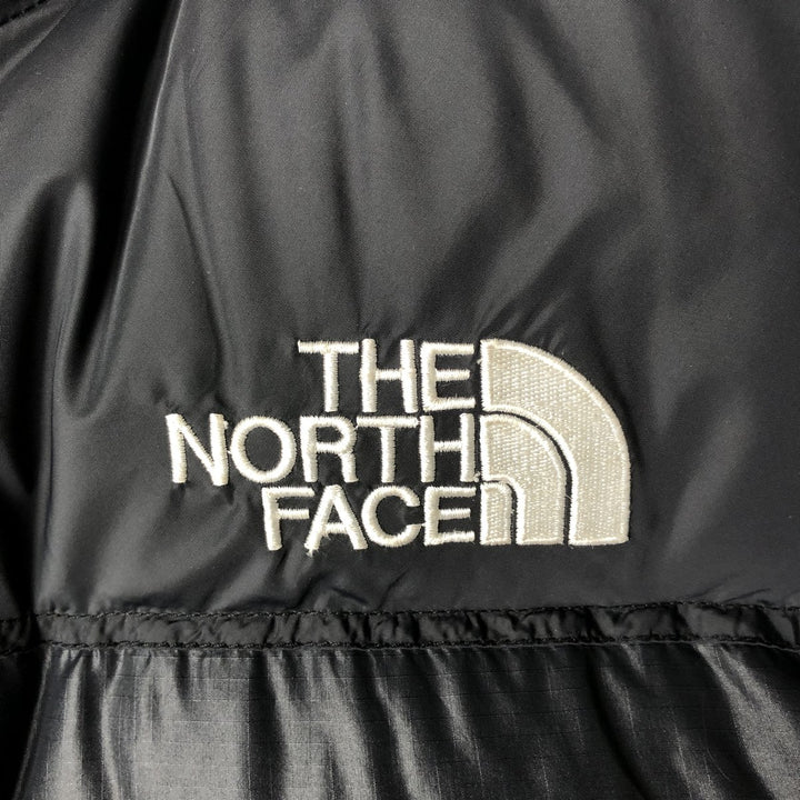 Vintage 1990'S The North Face Nuptse Jacket, 700 fill power goose down jacket, men's size L Nylon black type Vintage Second Hand