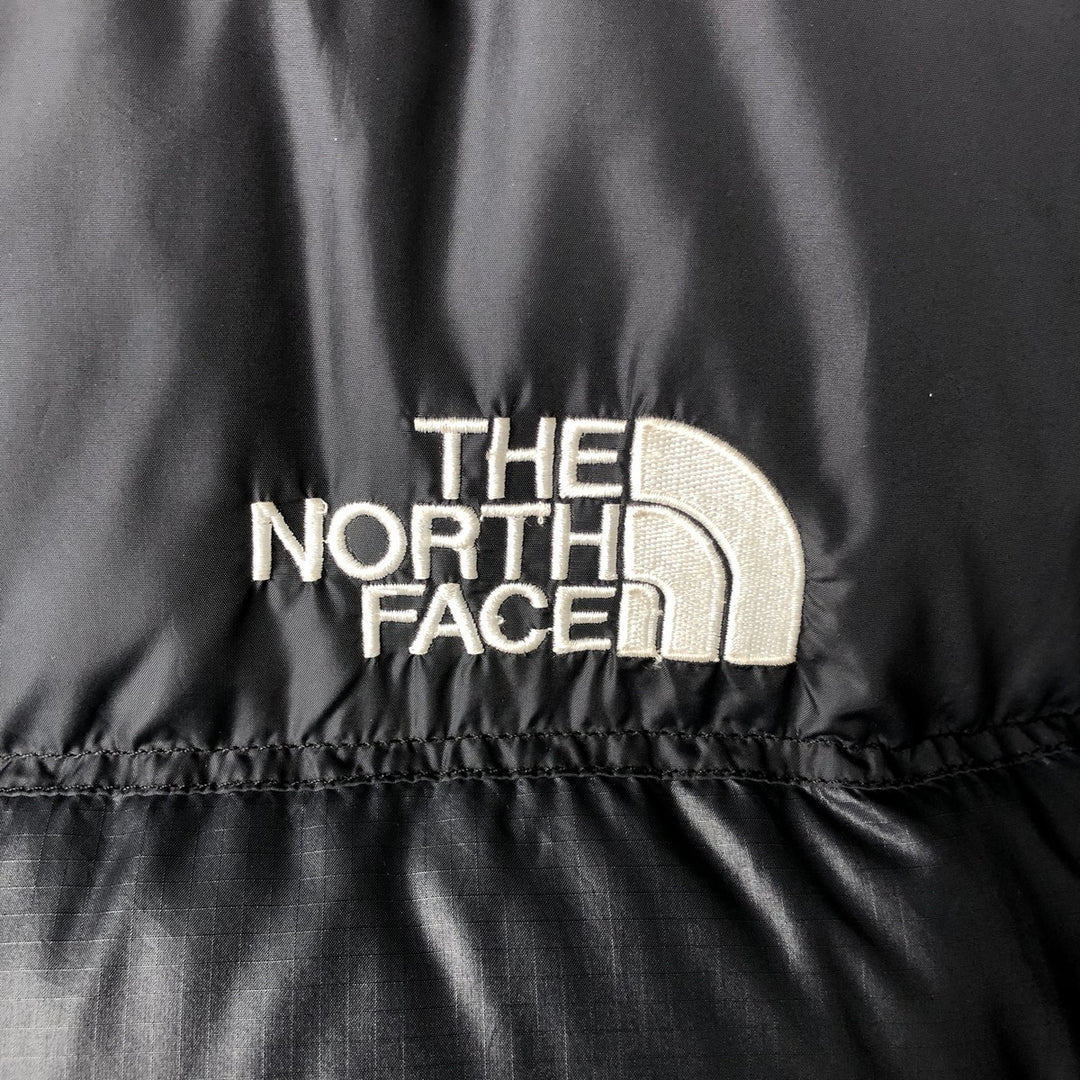 Vintage 1990'S The North Face Nuptse Jacket, 700 fill power goose down jacket, men's size L Nylon black type Vintage Second Hand