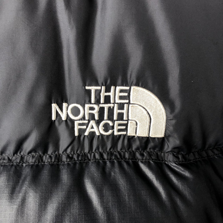 Vintage 1990'S The North Face Nuptse Jacket, 700 fill power goose down jacket, men's size L Nylon black type Vintage Second Hand