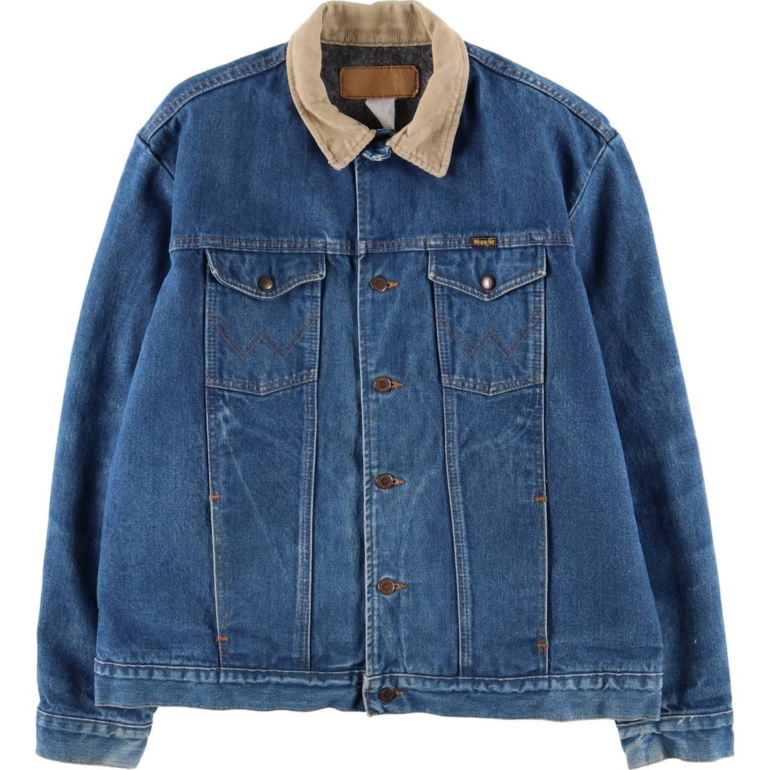 Vintage Wrangler denim jacket, men's size XL unclear blue type Vintage Second Hand