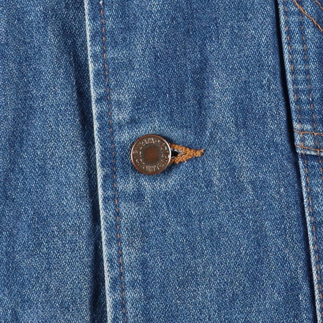 Vintage Wrangler denim jacket, men's size XL unclear blue type Vintage Second Hand