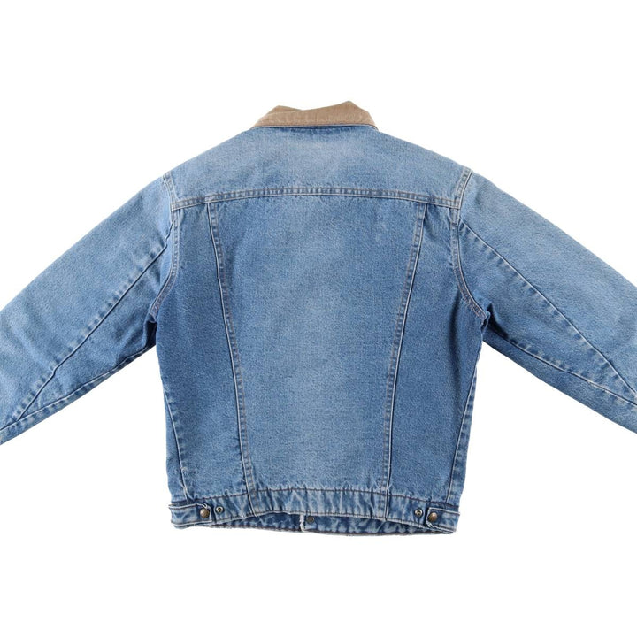 Vintage 70s-80'S Key SADDLE KING WESTERN denim jacket, size S, men's unclear blue type Vintage Second Hand