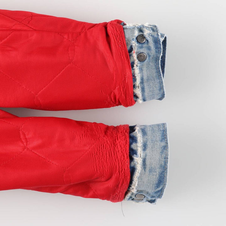 Vintage 70s-80'S Key SADDLE KING WESTERN denim jacket, size S, men's unclear blue type Vintage Second Hand