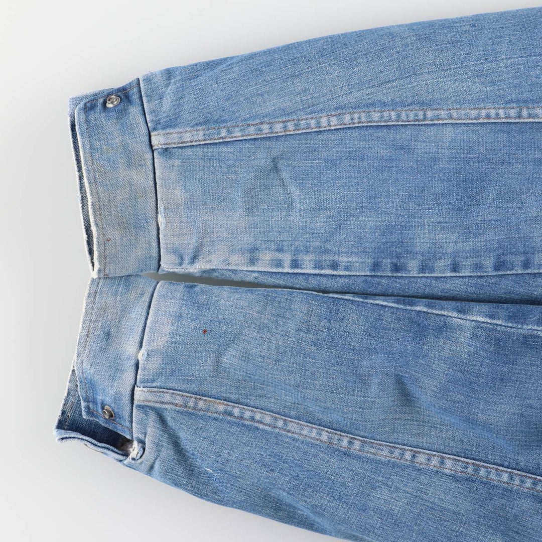 Vintage 1980'S Wrangler NO-FAULT DENIMS denim jacket, made in the USA, size L, men's. cotton blue type Vintage Second Hand