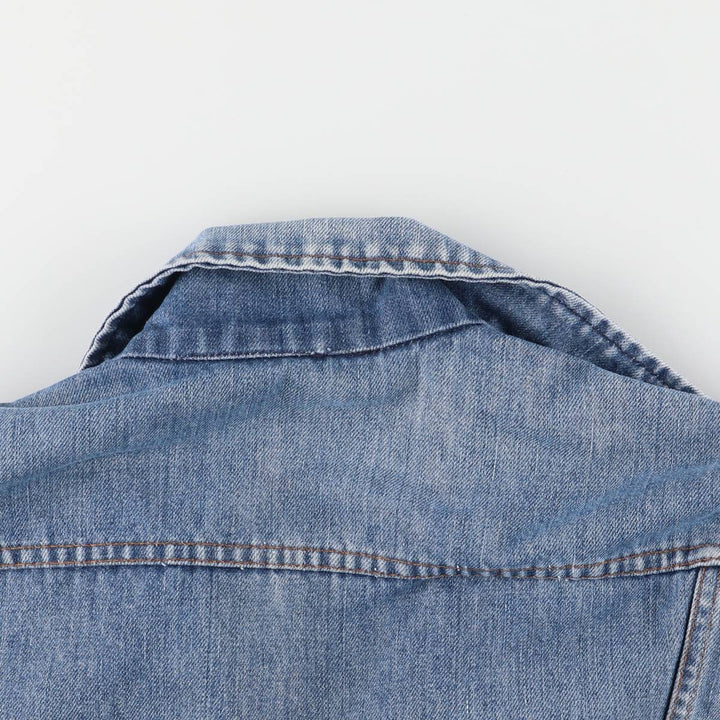 Vintage denim jacket, size L, men's unclear blue type Vintage Second Hand