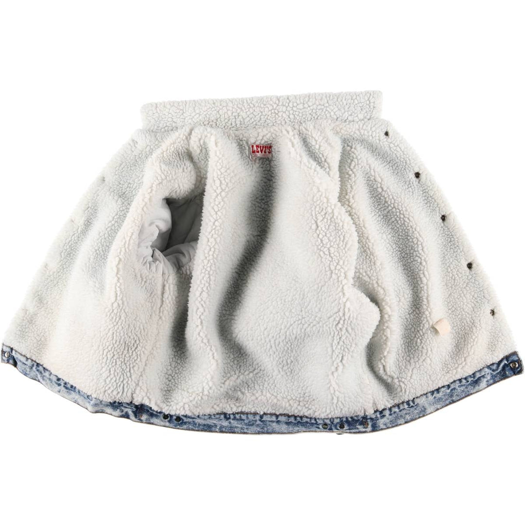 Vintage 80s-90'S Levi's Chemical Wash Padded Denim Jacket, Made in USA, Men's Size L cotton blue type Vintage Second Hand