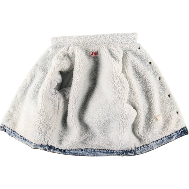 Vintage 80s-90'S Levi's Chemical Wash Padded Denim Jacket, Made in USA, Men's Size L cotton blue type Vintage Second Hand