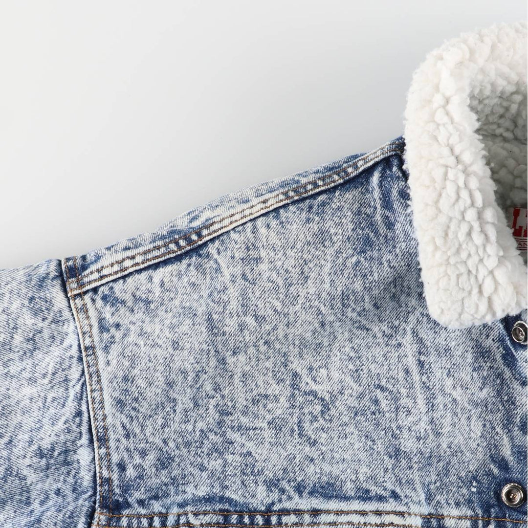 Vintage 80s-90'S Levi's Chemical Wash Padded Denim Jacket, Made in USA, Men's Size L cotton blue type Vintage Second Hand