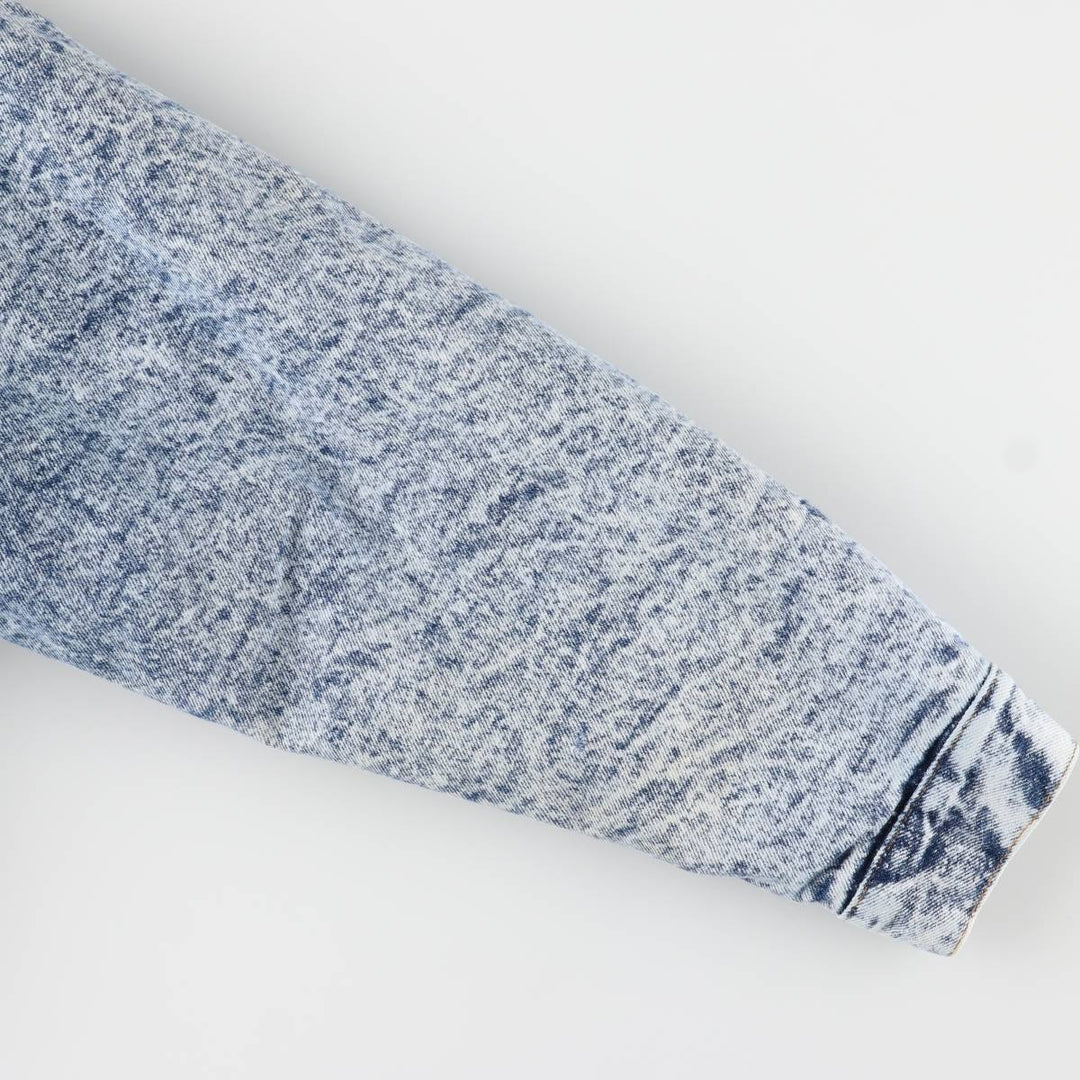 Vintage 80s-90'S Levi's Chemical Wash Padded Denim Jacket, Made in USA, Men's Size L cotton blue type Vintage Second Hand