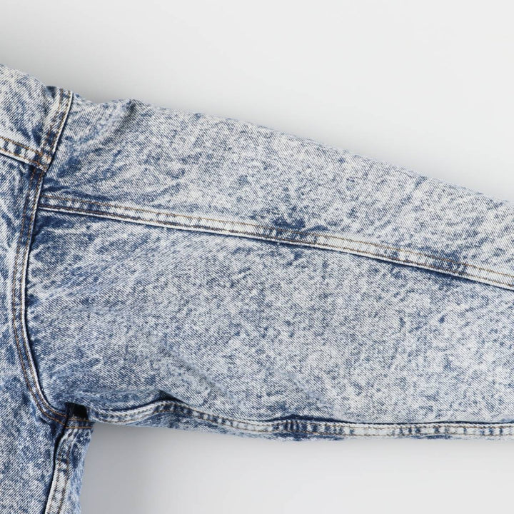 Vintage 80s-90'S Levi's Chemical Wash Padded Denim Jacket, Made in USA, Men's Size L cotton blue type Vintage Second Hand