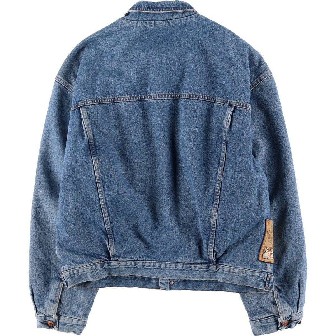 Diesel denim jacket, made in Italy, men's size XL cotton blue type Vintage Second Hand