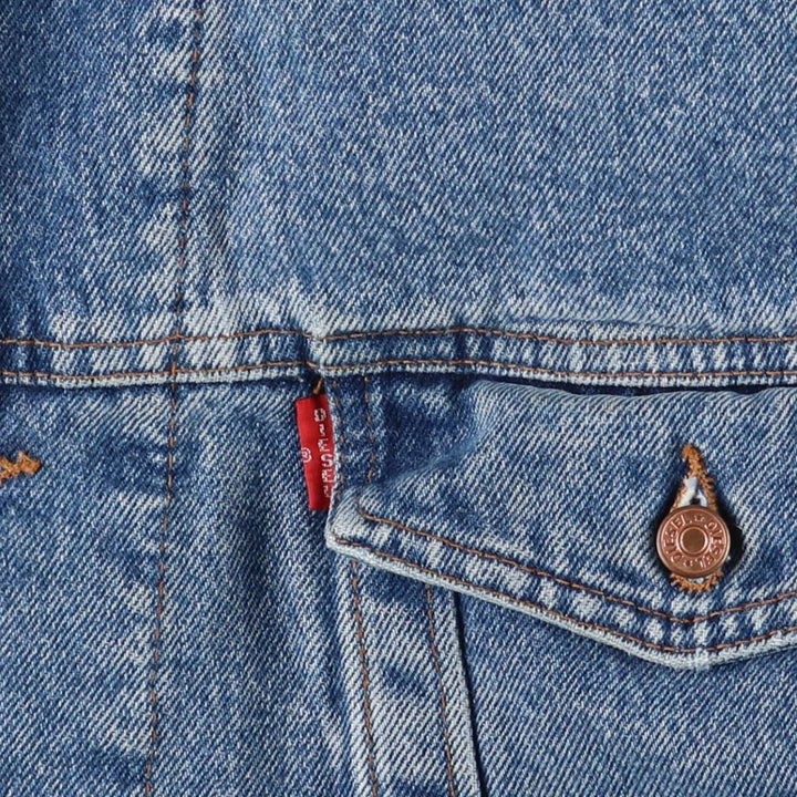 Diesel denim jacket, made in Italy, men's size XL cotton blue type Vintage Second Hand