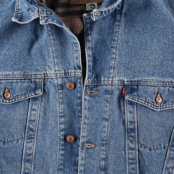 Diesel denim jacket, made in Italy, men's size XL cotton blue type Vintage Second Hand