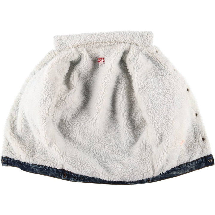 Vintage 80s-90'S Levi's 70609-0227 Chemical Wash Padded Denim Jacket, Made in USA, Men's Size XS cotton blue type Vintage Second Hand