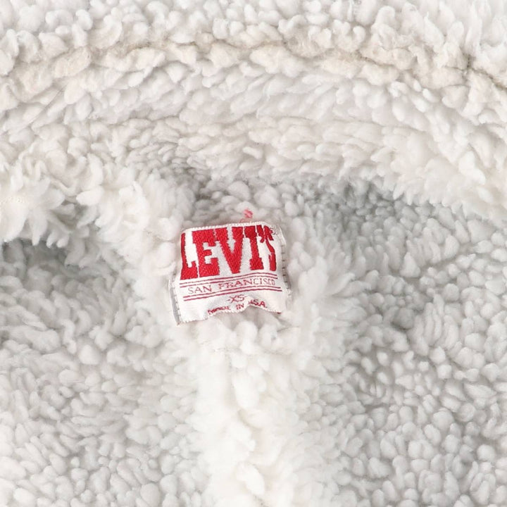 Vintage 80s-90'S Levi's 70609-0227 Chemical Wash Padded Denim Jacket, Made in USA, Men's Size XS cotton blue type Vintage Second Hand