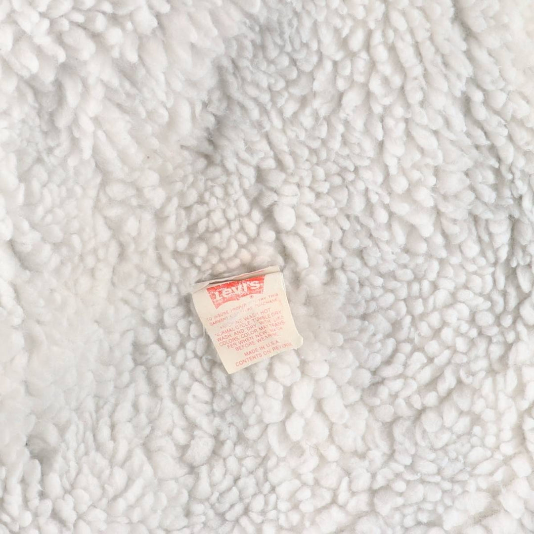 Vintage 80s-90'S Levi's 70609-0227 Chemical Wash Padded Denim Jacket, Made in USA, Men's Size XS cotton blue type Vintage Second Hand