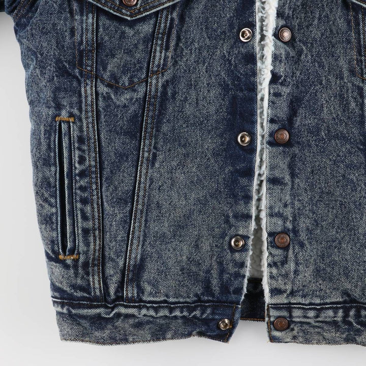 Vintage 80s-90'S Levi's 70609-0227 Chemical Wash Padded Denim Jacket, Made in USA, Men's Size XS cotton blue type Vintage Second Hand