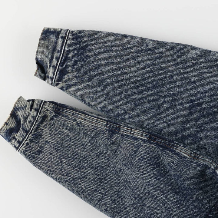 Vintage 80s-90'S Levi's 70609-0227 Chemical Wash Padded Denim Jacket, Made in USA, Men's Size XS cotton blue type Vintage Second Hand