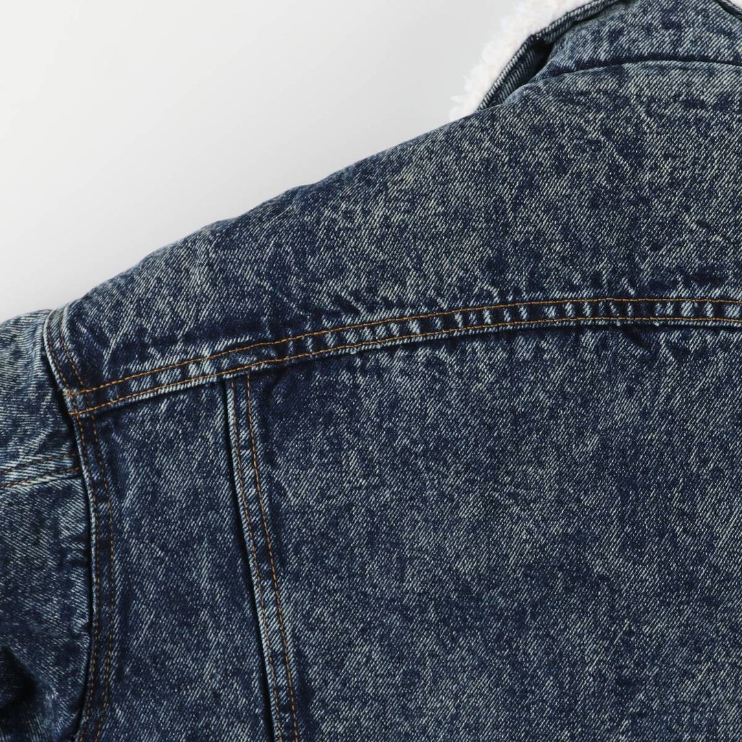 Vintage 80s-90'S Levi's 70609-0227 Chemical Wash Padded Denim Jacket, Made in USA, Men's Size XS cotton blue type Vintage Second Hand