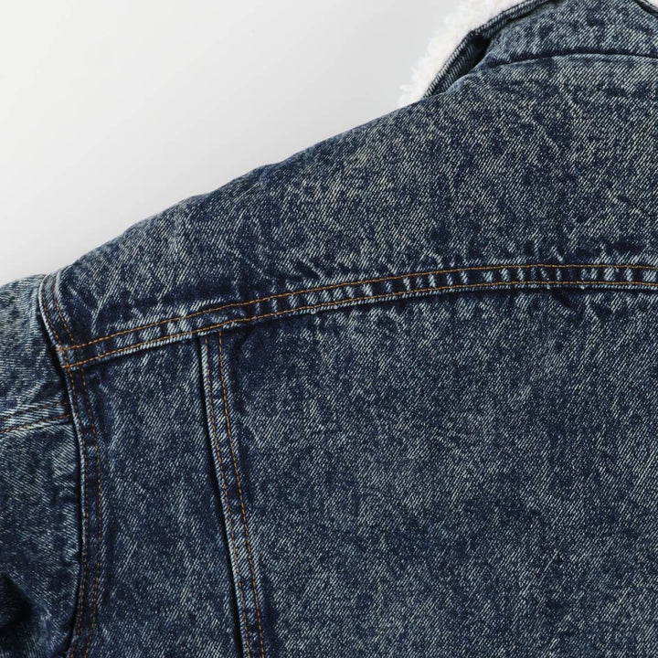 Vintage 80s-90'S Levi's 70609-0227 Chemical Wash Padded Denim Jacket, Made in USA, Men's Size XS cotton blue type Vintage Second Hand