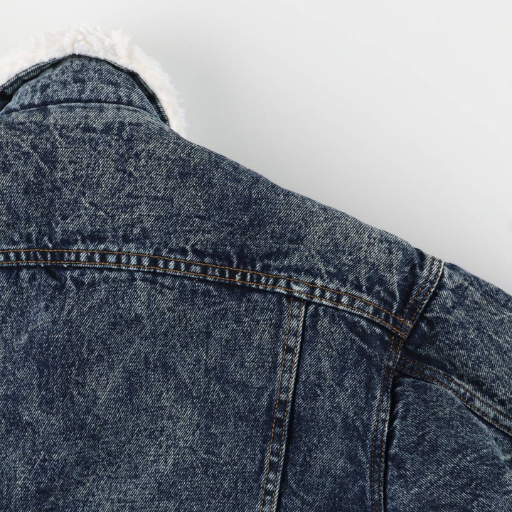 Vintage 80s-90'S Levi's 70609-0227 Chemical Wash Padded Denim Jacket, Made in USA, Men's Size XS cotton blue type Vintage Second Hand