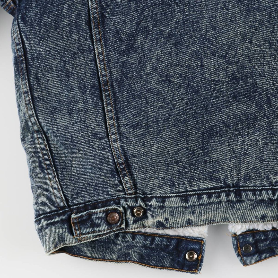 Vintage 80s-90'S Levi's 70609-0227 Chemical Wash Padded Denim Jacket, Made in USA, Men's Size XS cotton blue type Vintage Second Hand