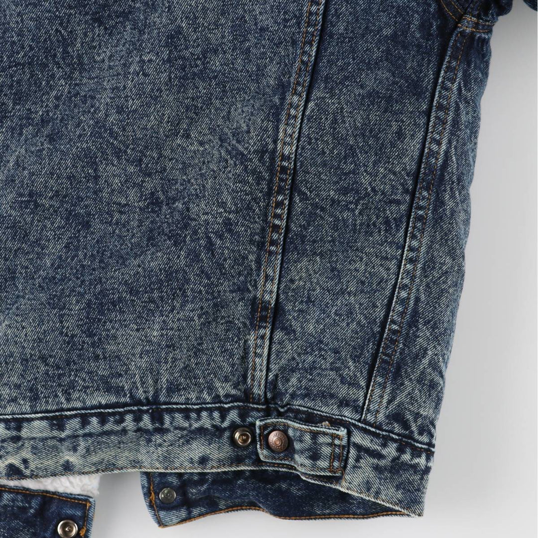 Vintage 80s-90'S Levi's 70609-0227 Chemical Wash Padded Denim Jacket, Made in USA, Men's Size XS cotton blue type Vintage Second Hand