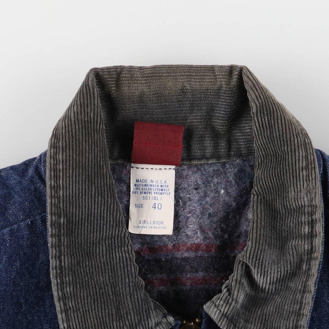 Vintage 1980'S Big Ben bat-dyed denim jacket, made in the USA, size M. cotton blue type Vintage Second Hand