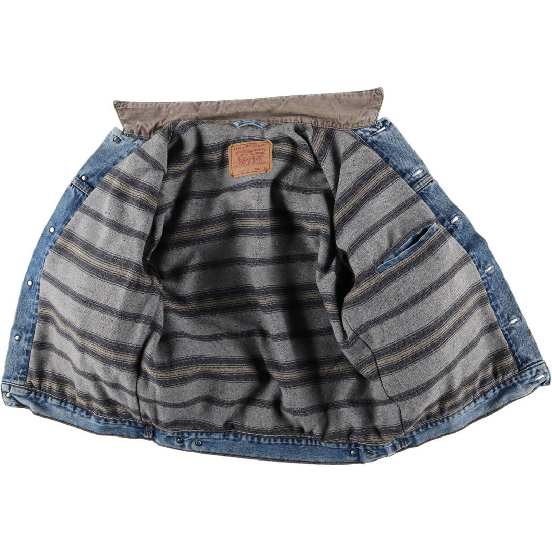 90'S Levi's 71168-0216 Denim Jacket, Men's Medium, Vintage cotton blue type Vintage Second Hand